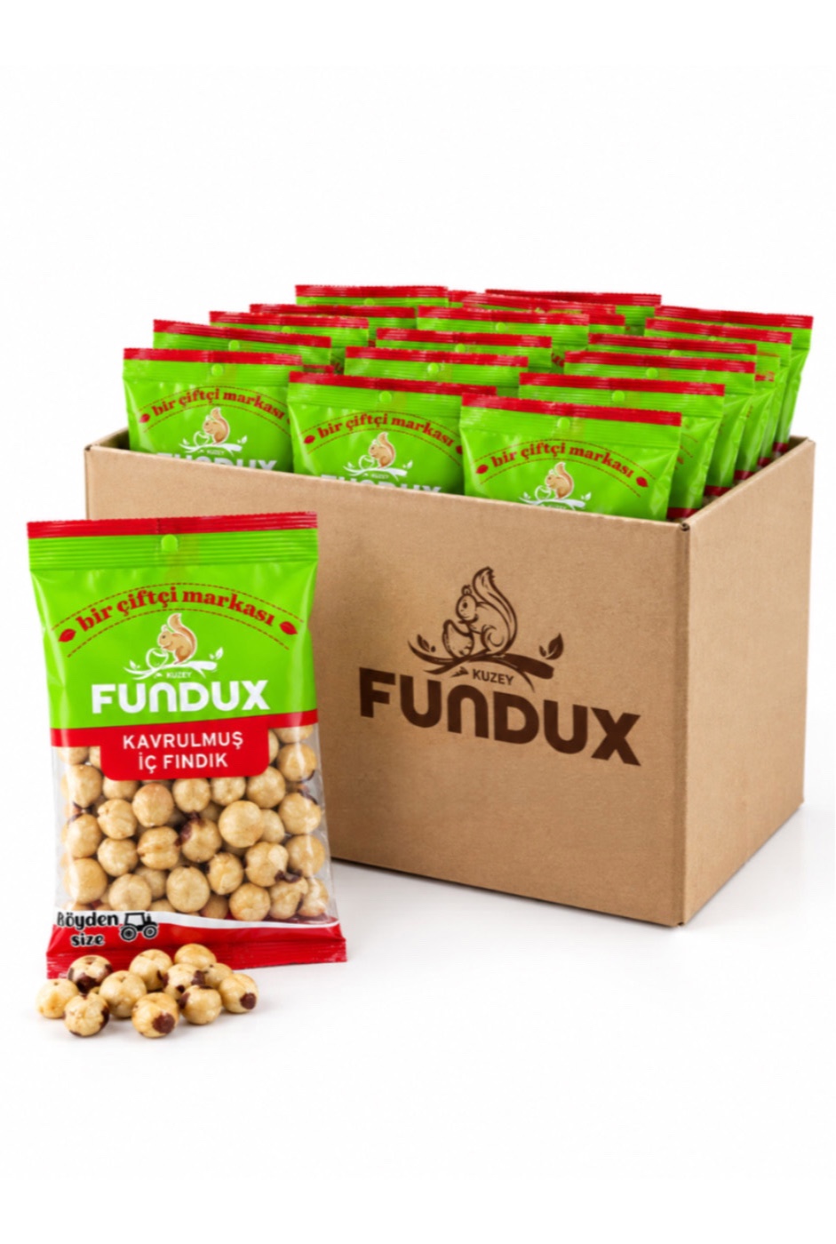Kavrulmuş İç Fındık 20x85 Gr