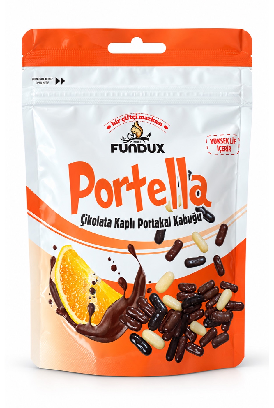 Çikolata Kaplı Portakal Meyvesi